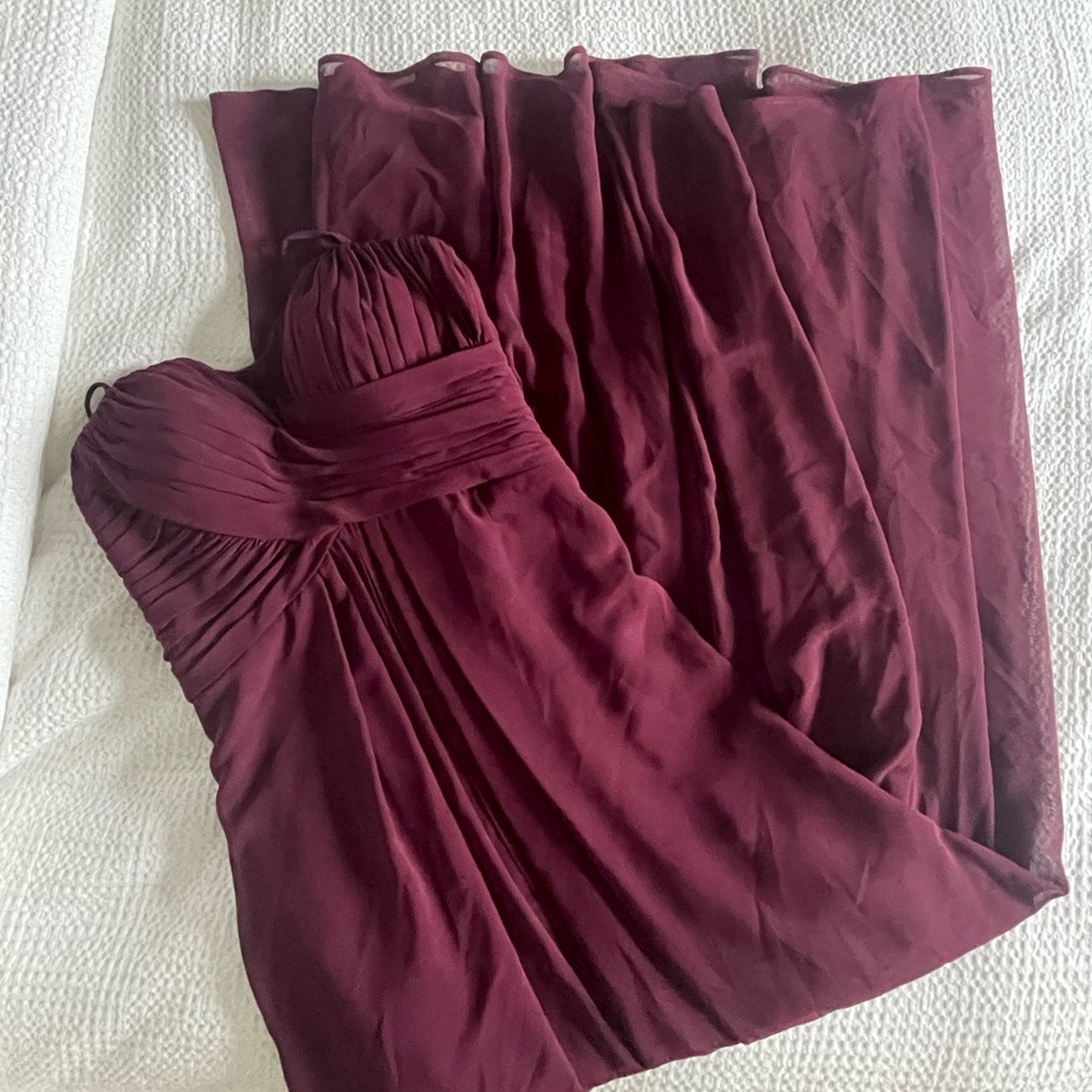 Dear Cleo Burgundy Maroon Bridesmaid Dress
